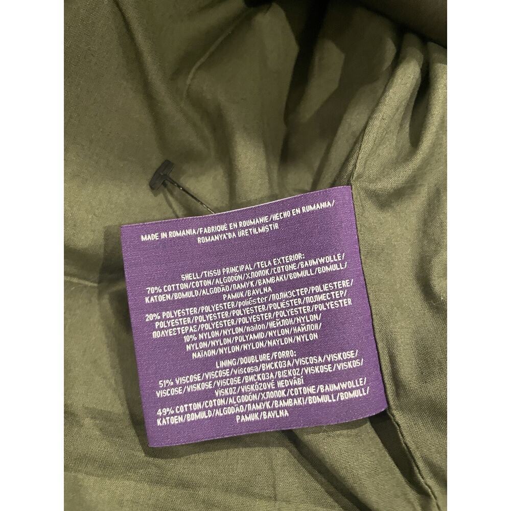 Ralph Lauren Purple Label Men’s Biker Bomber Jacket XL Green Zip Coat RRL Polo - Picture 16 of 16
